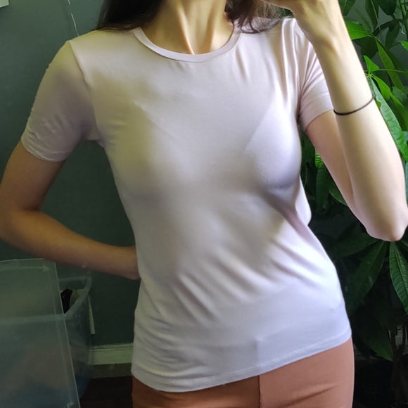 American Apparel Mix Modal Fitted T-Shirt - Picture 3 of 12